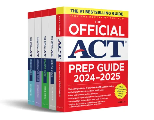 Kompletná sada oficiálnych príručiek pre prípravu na test ACT a predmety na roky 2024-2025 (The Official ACT Prep & Subject Guides 2024-2025 Complete Set) - The Official ACT Prep & Subject Guides 2024-2025 Complete Set