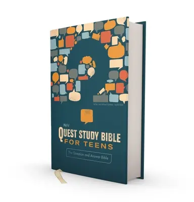 Niv, Quest Study Bible for Teens, Hardcover, Navy, Comfort Print (Niv, Študijná Biblia pre dospievajúcich): Biblia s otázkami a odpoveďami - Niv, Quest Study Bible for Teens, Hardcover, Navy, Comfort Print: The Question and Answer Bible
