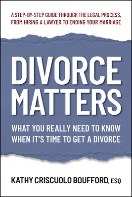 Rozvodové záležitosti: Čo naozaj potrebujete vedieť, keď je čas rozviesť sa - Divorce Matters: What You Really Need to Know When It's Time to Get a Divorce