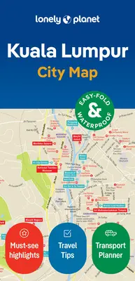 Mapa mesta Kuala Lumpur z edície Lonely Planet - Lonely Planet Kuala Lumpur City Map