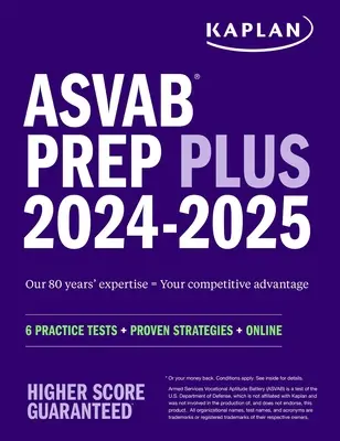 ASVAB Prep Plus 2024-2025: 6 praktických testov + osvedčené stratégie + online + video - ASVAB Prep Plus 2024-2025: 6 Practice Tests + Proven Strategies + Online + Video