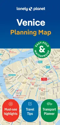 Lonely Planet Benátky - mapa mesta 2 - Lonely Planet Venice City Map 2