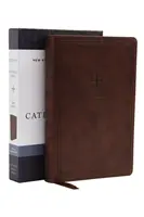 Nrsv, Katolícka Biblia, darčekové vydanie, kožená, hnedá, pohodlná tlač: Svätá Biblia, čierna farba. - Nrsv, Catholic Bible, Gift Edition, Leathersoft, Brown, Comfort Print: Holy Bible
