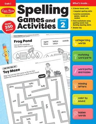 Hláskovacie hry a aktivity pre učiteľa, 2. ročník - Spelling Games and Activities, Grade 2 Teacher Resource