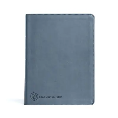 CSB Life Counsel Bible, Slate Blue Leathertouch, Indexed: Praktická múdrosť pre celý život - CSB Life Counsel Bible, Slate Blue Leathertouch, Indexed: Practical Wisdom for All of Life