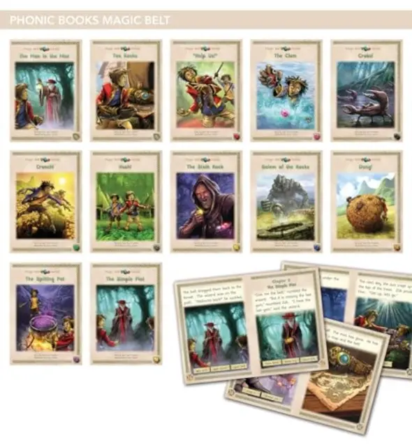 Fónické knihy Magický pás - Phonic Books Magic Belt