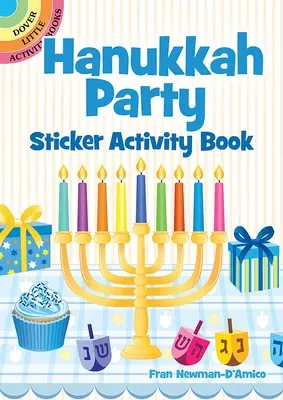 Kniha aktivít s nálepkami na chanukovú párty - Hanukkah Party Sticker Activity Book
