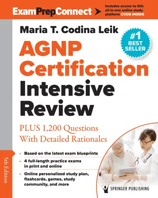 Intenzívny prehľad certifikácie Agnp: Plus 1 200 otázok s podrobným zdôvodnením - Agnp Certification Intensive Review: Plus 1,200 Questions with Detailed Rationales