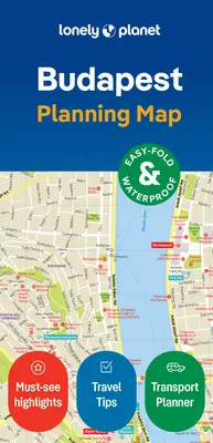 Lonely Planet Mapa mesta Budapešť 2 - Lonely Planet Budapest City Map 2