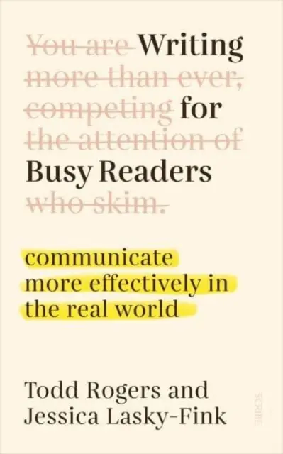 Písanie pre zaneprázdnených čitateľov - Writing for Busy Readers