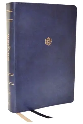 Kjv, Študijná Biblia pre ženy, modrá koženka, červené písmená, plnofarebné vydanie, pohodlná tlač (indexované palcom): Prijímanie Božej pravdy pre rovnováhu, nádej - Kjv, the Woman's Study Bible, Blue Leathersoft, Red Letter, Full-Color Edition, Comfort Print (Thumb Indexed): Receiving God's Truth for Balance, Hope