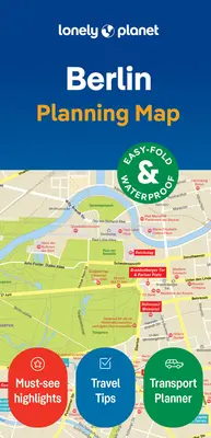 Lonely Planet Berlín Mapa mesta 2 - Lonely Planet Berlin City Map 2