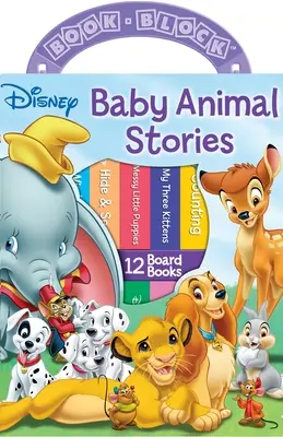 Disney: Príbehy o zvieratkách: Knižka: 12 kníh pre deti - Disney: Baby Animal Stories: 12 Board Books