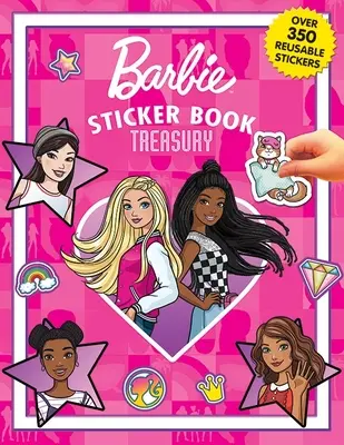 Knižná pokladnica samolepiek Barbie - Barbie Sticker Book Treasury