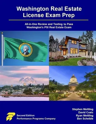 Washington Real Estate License Exam Prep: Nehnuteľnostná licenčná skúška: všetko v jednom Preskúmanie a testovanie na úspešné absolvovanie washingtonskej skúšky PSI - Washington Real Estate License Exam Prep: All-in-One Review and Testing to Pass Washington's PSI Real Estate Exam