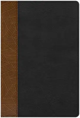 CSB Rainbow Study Bible, Black/Tan Leathertouch