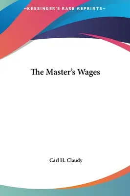 Majstrovská mzda - The Master's Wages