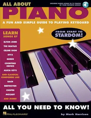 Všetko o klavíri: Zábavný a jednoduchý sprievodca hrou na klávesoch [s CD] - All about Piano: A Fun and Simple Guide to Playing Keyboard [With CD]