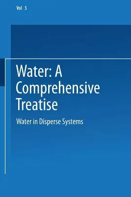 Voda v disperzných systémoch - Water in Disperse Systems