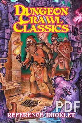 Referenčná brožúra k RPG DCC - DCC RPG Reference Booklet