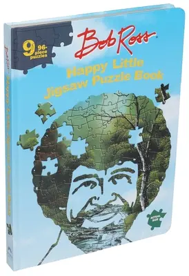 Bob Ross Šťastné malé puzzle - Bob Ross Happy Little Jigsaw Puzzle Book